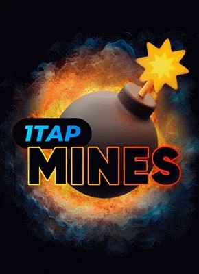 Official Crash Games logo: 1Tap Mines by Turbo Games at Magius