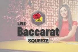 Baccarat Squeeze logo by Evolution Magius