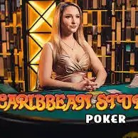 Caribbean Stud Poker logo by Evolution at Magius
