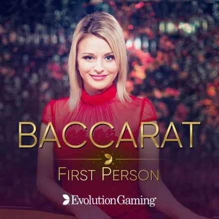 First Person Baccarat slot icon by Evolution, available at Magius