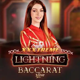 Lightning Baccarat game by Evolution – logo hosted on Magius