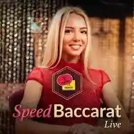 Speed Baccarat A casino game by Evolution – featured logo at Magius