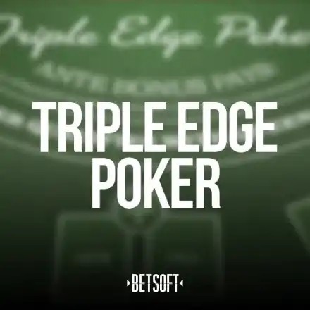 Triple Edge Poker casino game by Betsoft Gaming – featured logo at Magius